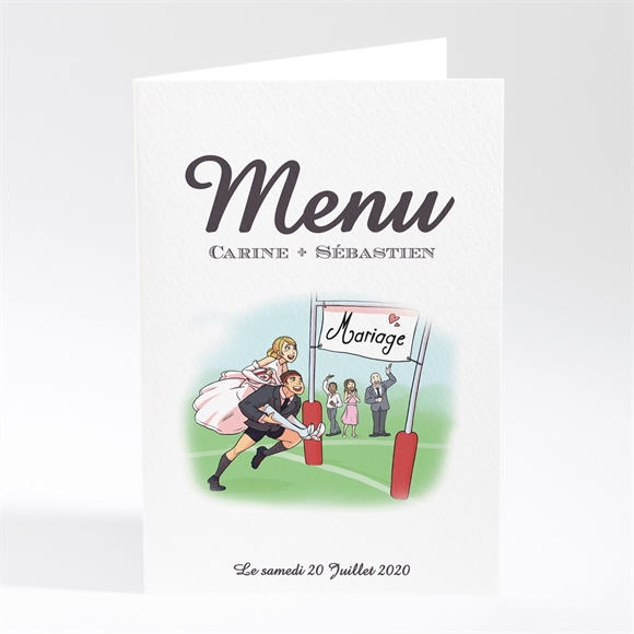 Menu Mariage Humour Et Rugby Monfairepart Com Menu Mariage Humour Et Rugby Monfairepart Com