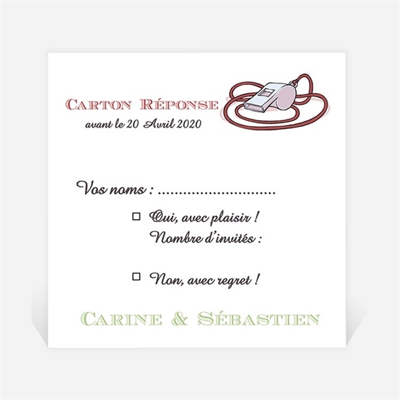 Carton Reponse Mariage Humour Et Rugby Monfairepart Com Carton Reponse Mariage Humour Et Rugby Monfairepart Com