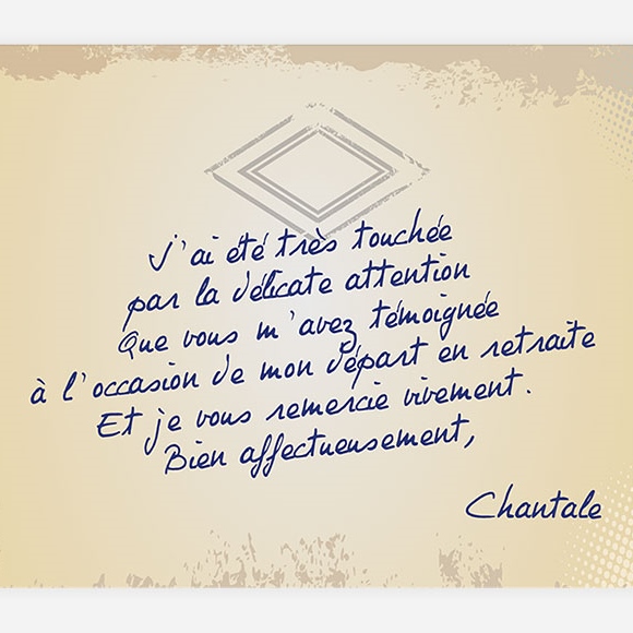 remerciements retraite modele