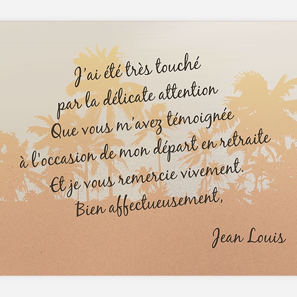 Remerciements Retraite Modele Remerciements Retraite Modele