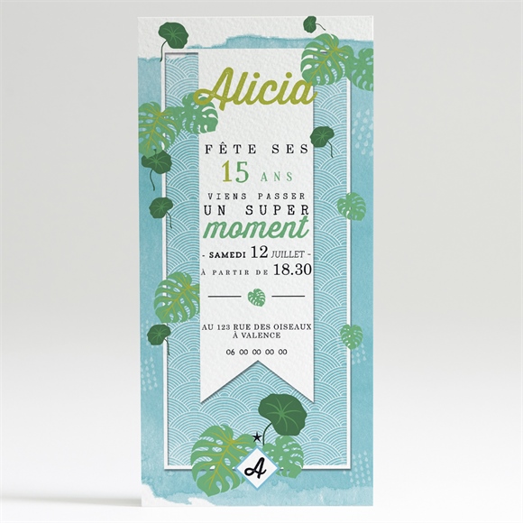 Invitation Anniversaire Tropical Et Aquatique Monfairepart Com Invitation Anniversaire Tropical Et Aquatique Monfairepart Com
