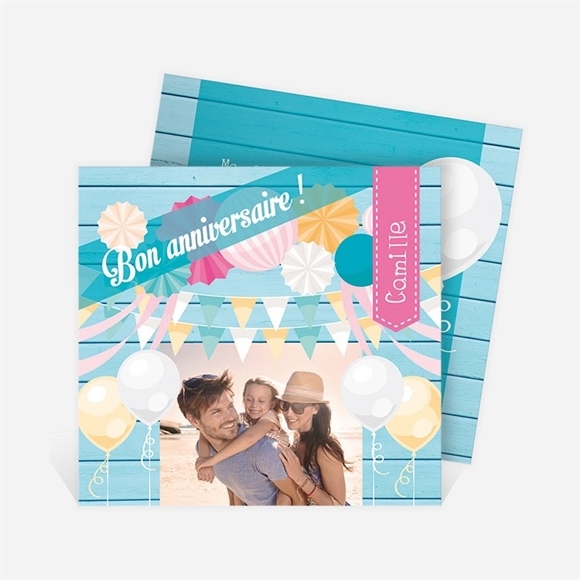 Carte Anniversaire Ref N Monfairepart Com Carte Anniversaire Ref N Monfairepart Com