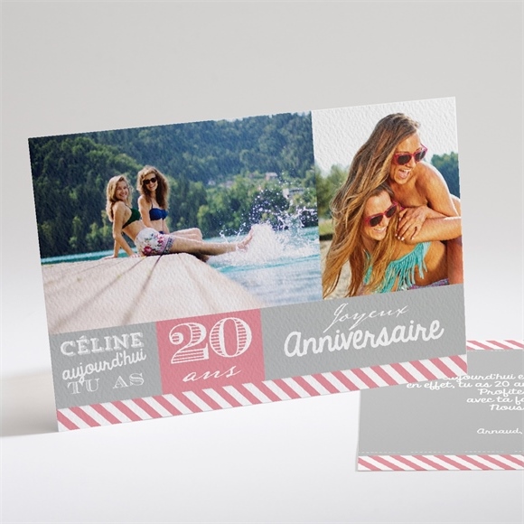 Carte anniversaire réf. N14187 réf.N14187