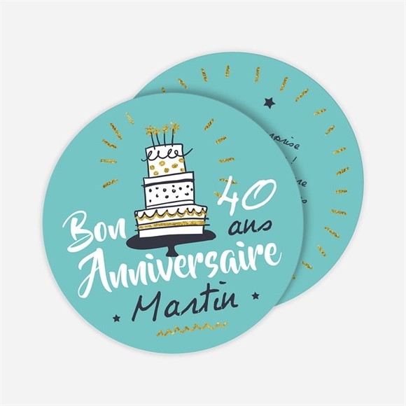 Carte anniversaire réf. N321103 réf.N321103