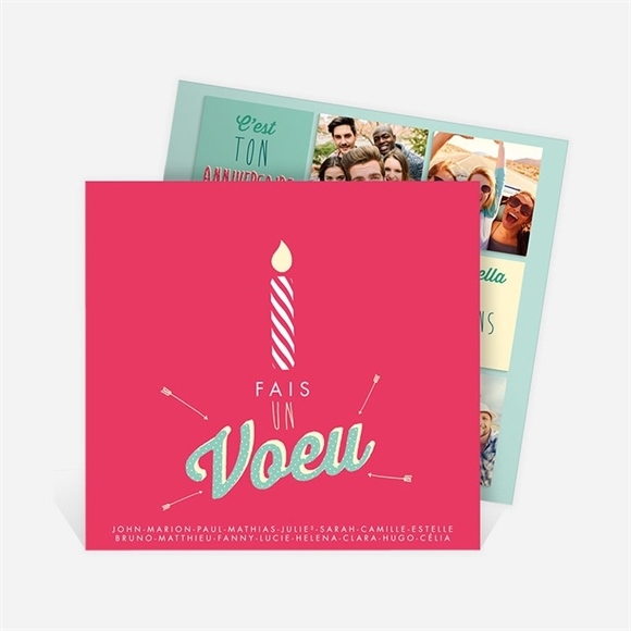 Carte Anniversaire Ref N Monfairepart Com Carte Anniversaire Ref N Monfairepart Com