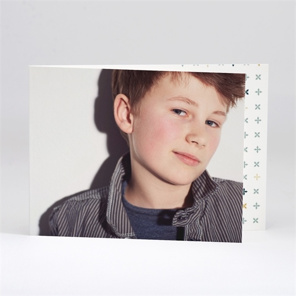 Faire-part communion Ambiance art déco réf.N51121