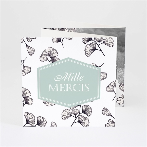 Remerciement mariage Univers retro réf.N83043