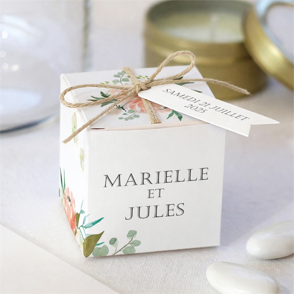 Boîte de dragées mariage belle union