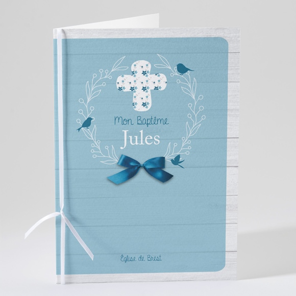 Livret De Messe Bapteme Noeud Et Croix Monfairepart Com