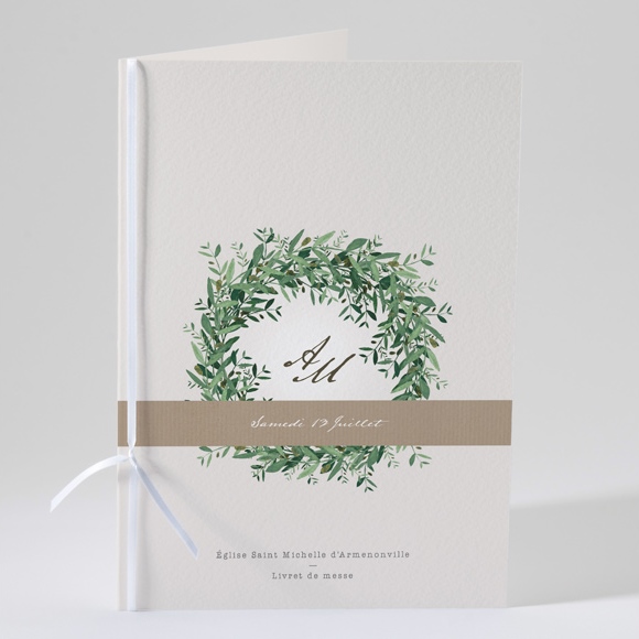 Livret de messe mariage ronde de bonheur