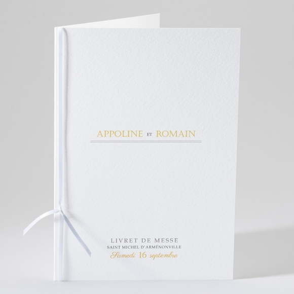 Livret de messe mariage Doux plaisir réf.N49168