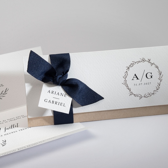 Faire-part mariage Douce harmonie réf.N94107