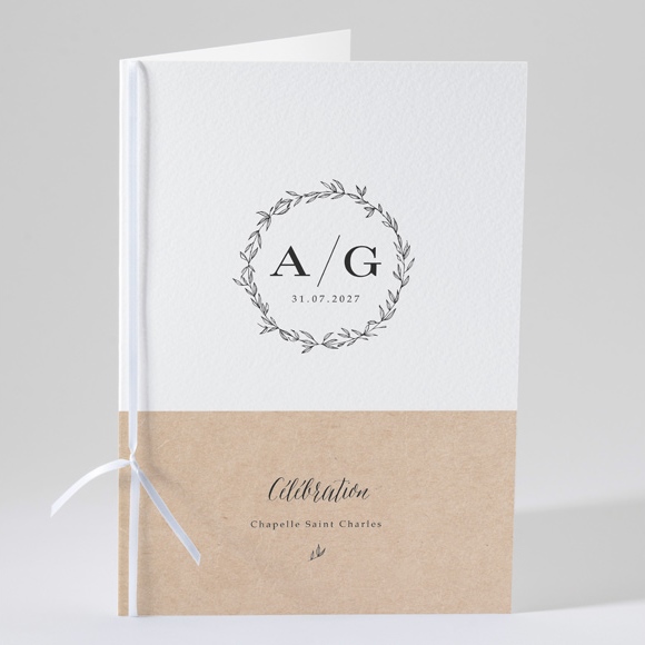 Livret de messe mariage douce harmonie