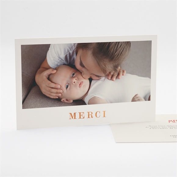 Remerciement naissance Paysage d'aquarelle réf.N17110