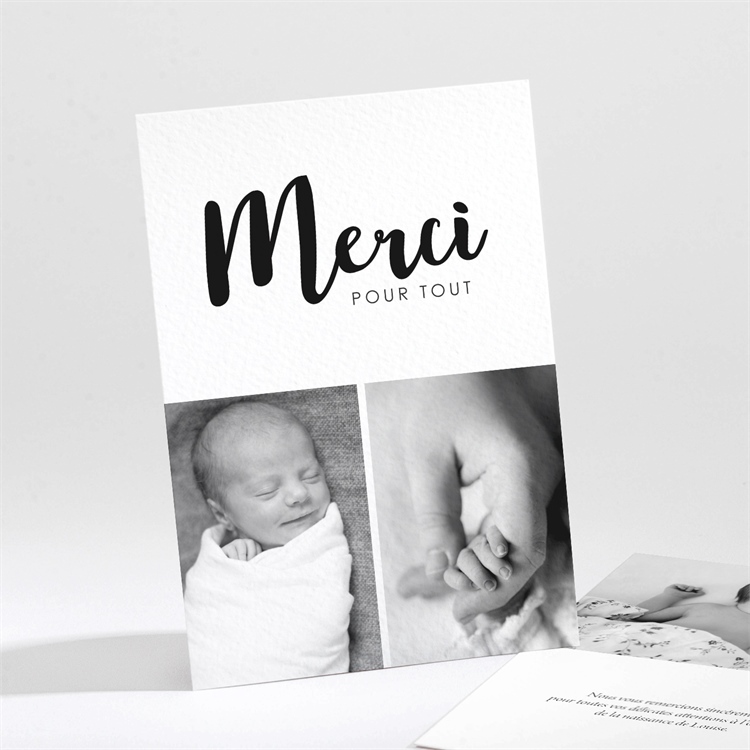 Remerciement naissance welcome baby!