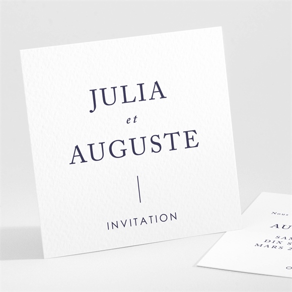 Carton d'invitation mariage Mon Coeur réf.N301119