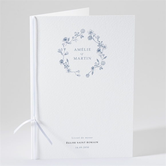 Livret de messe mariage Composition végétale réf.N491158
