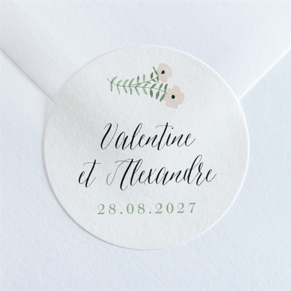 Sticker mariage Fraicheur d'été réf.N36048