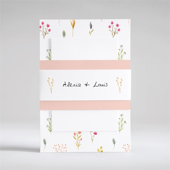 Faire-part mariage folie printanière