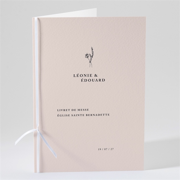 Livret de messe mariage Delicatesse réf.N491195