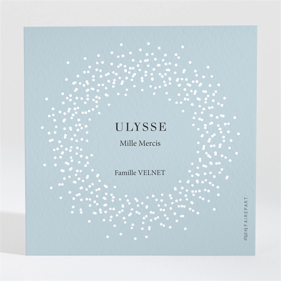 Remerciement naissance ulysse