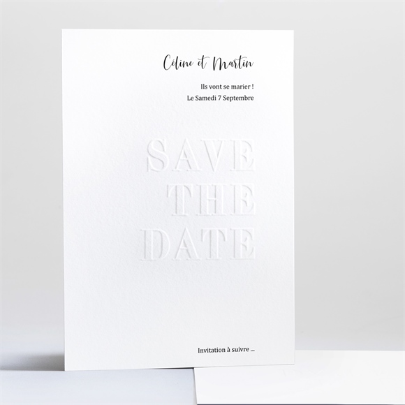 Save the Date mariage Follement Oui réf.N241217
