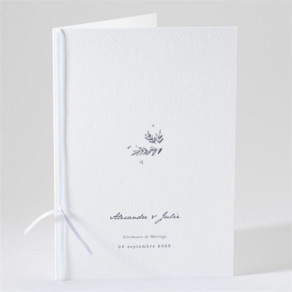 Livret de messe mariage Feuillages réf.N491218