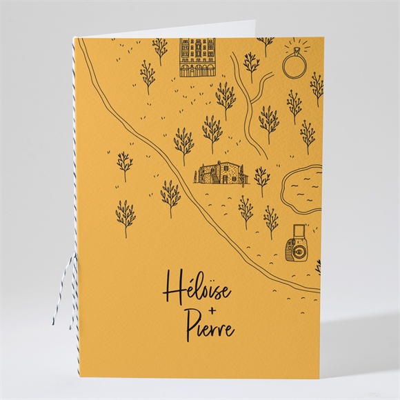 Livret de messe mariage Bohême chic réf.N491232