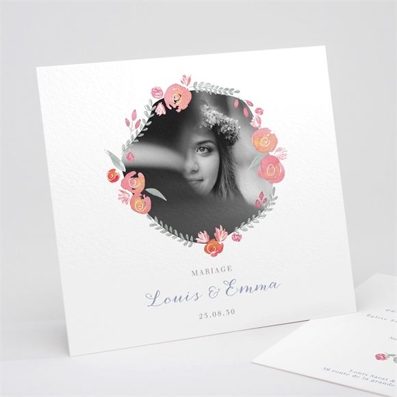 Faire-part mariage Couronnés réf.N311265