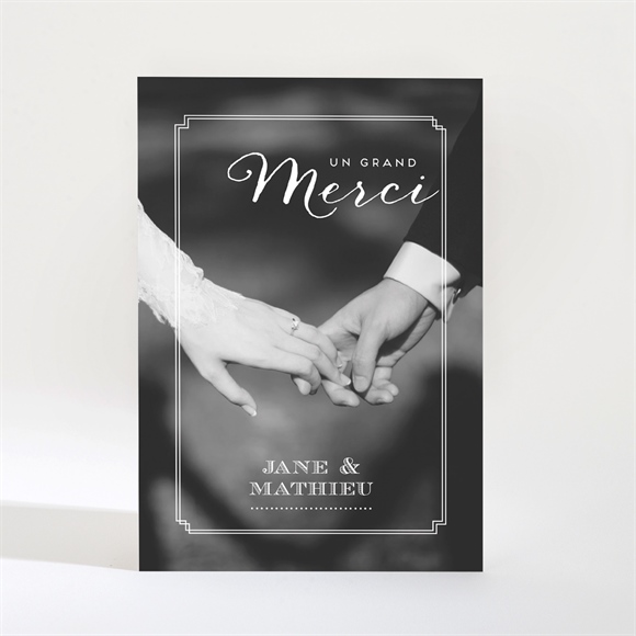 Remerciement mariage Kraft en folie Magnet réf.N21023