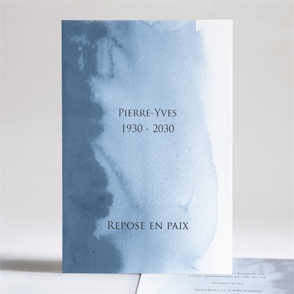 Faire-part décès Dégradé réf.N241227