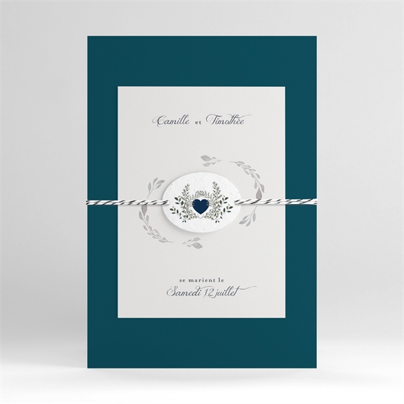 Faire-part mariage Tourbillon sentimental réf.N99132