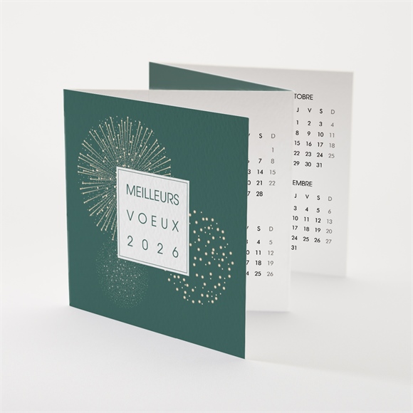 Carte de voeux Message en accordéon réf.N83140