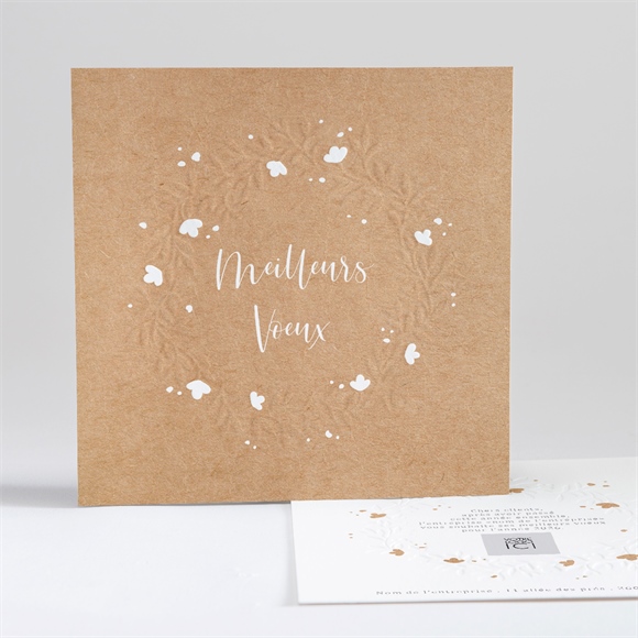 Carte de voeux Fleurs de coton réf.N351161