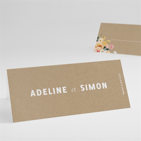 Marque-place mariage Champêtre et Poésie réf.N440778