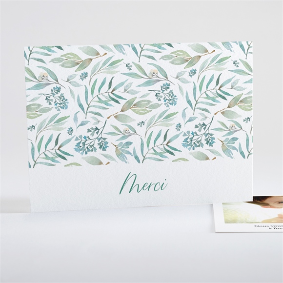 Remerciement naissance Tendresse Végétale réf.N15132