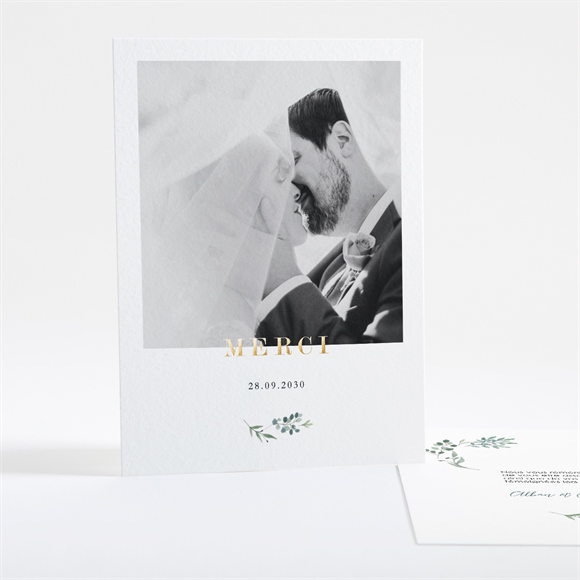 Remerciement mariage bouquet provençal