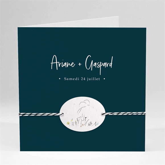 Faire-part mariage Belle Idylle réf.N451228