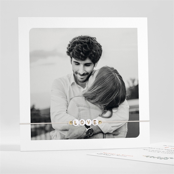 Faire-part mariage fusion