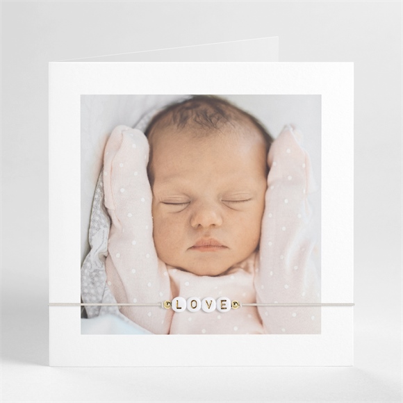 Faire-part naissance notre merveille