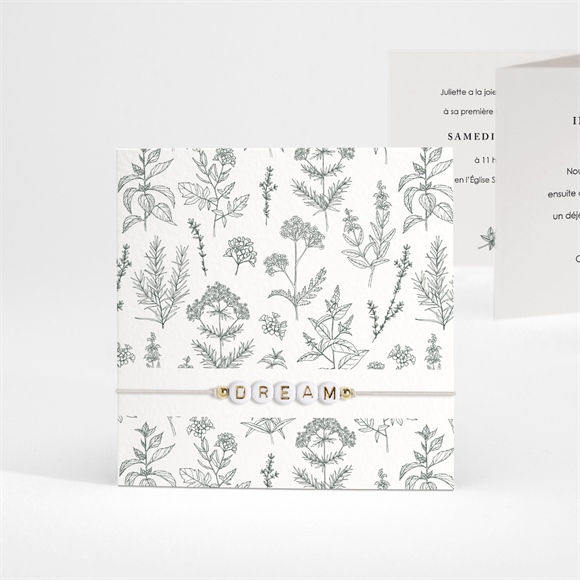 Faire-part communion rayonnement