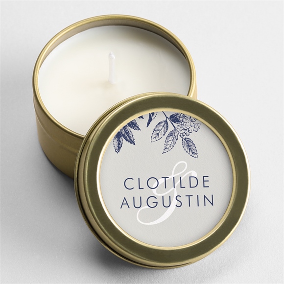 Bougie mariage Esperluette réf.N360329