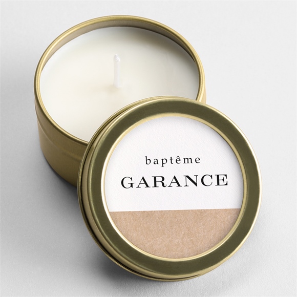 Bougie baptême Essentiel sacré réf.N360359