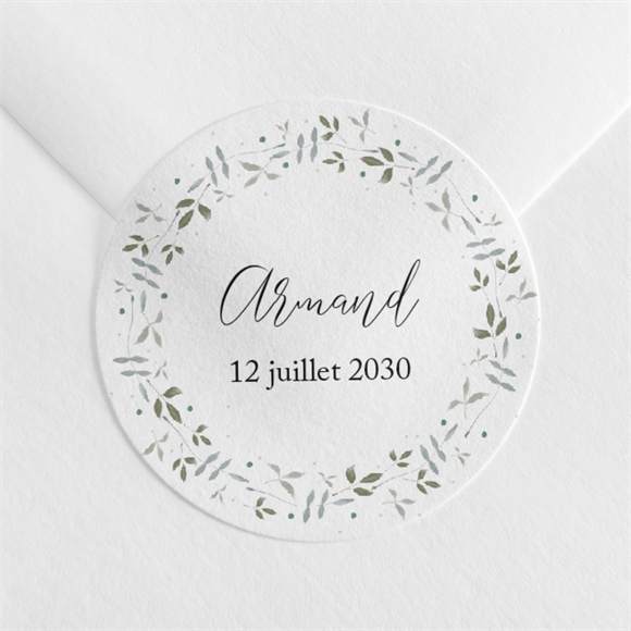 Sticker naissance Doux Message réf.N360507