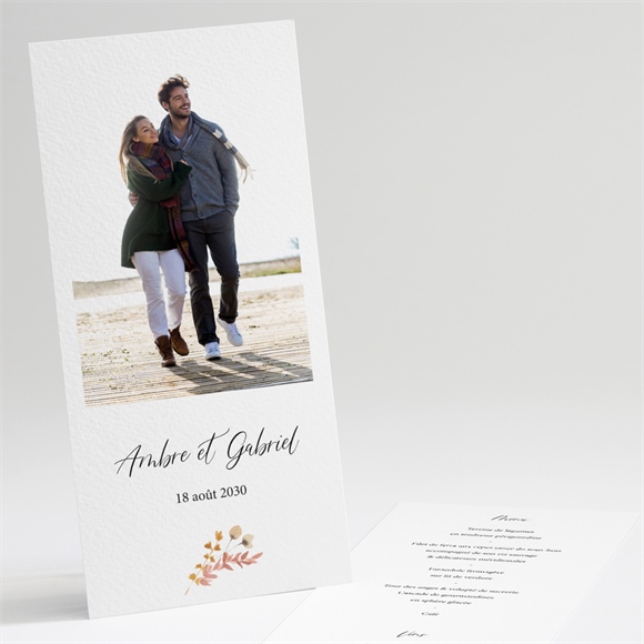 Menu mariage incandescent