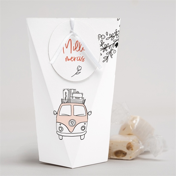 Boîte surprise mariage champetre van life