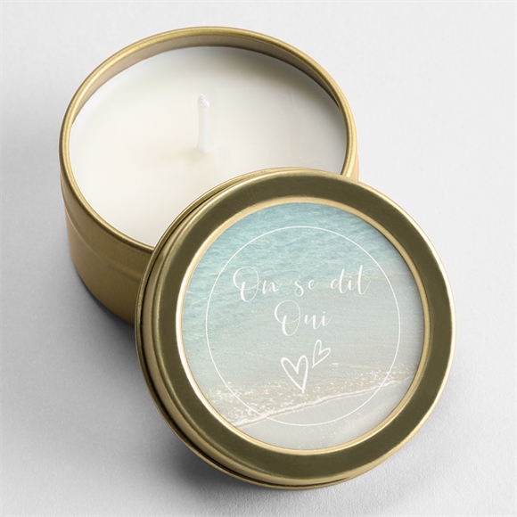 Bougie mariage Paradis sur Plage réf.N360753