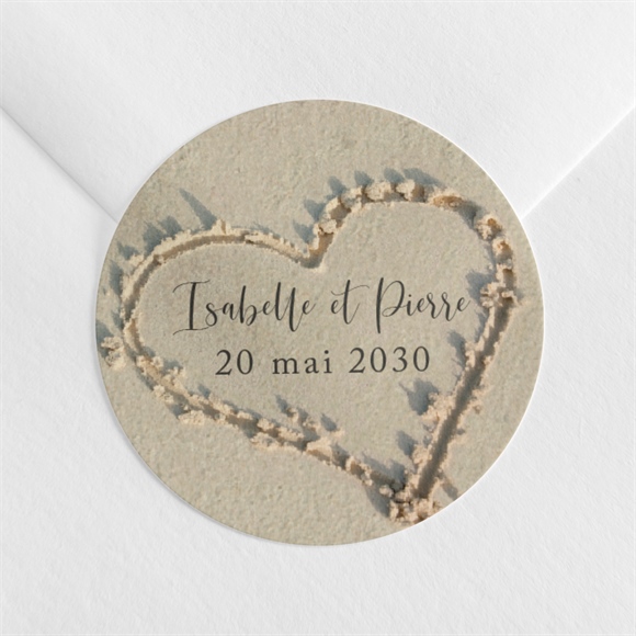 Sticker mariage Dans le Sable réf.N360798