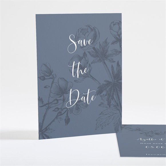 Save the Date mariage Dorure sur gravure réf.N25143