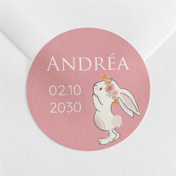 Sticker naissance Poésie aimantée réf.N3601015